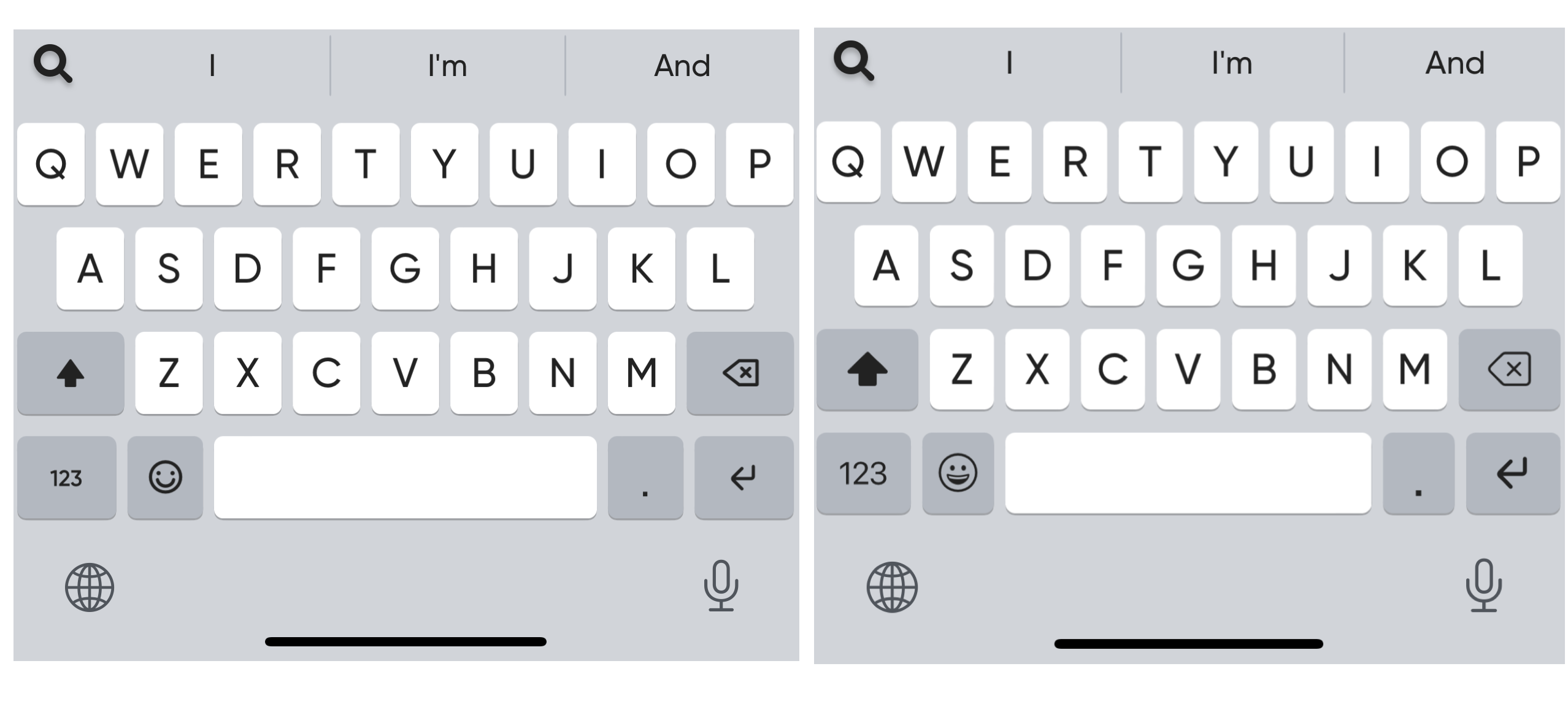 iOS Icons comparison